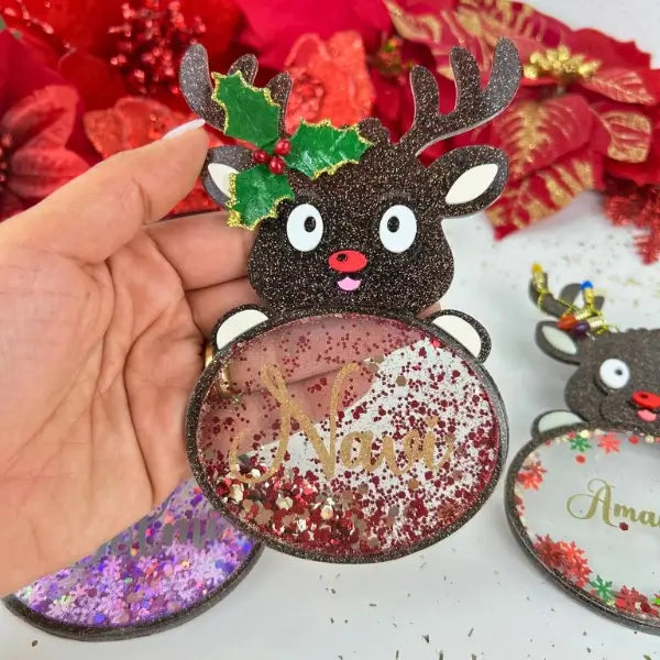 Reno Navideño Personalizado Navideño