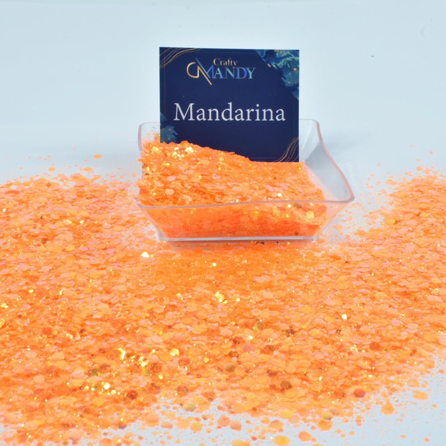 Glitter Chunky Mandarina