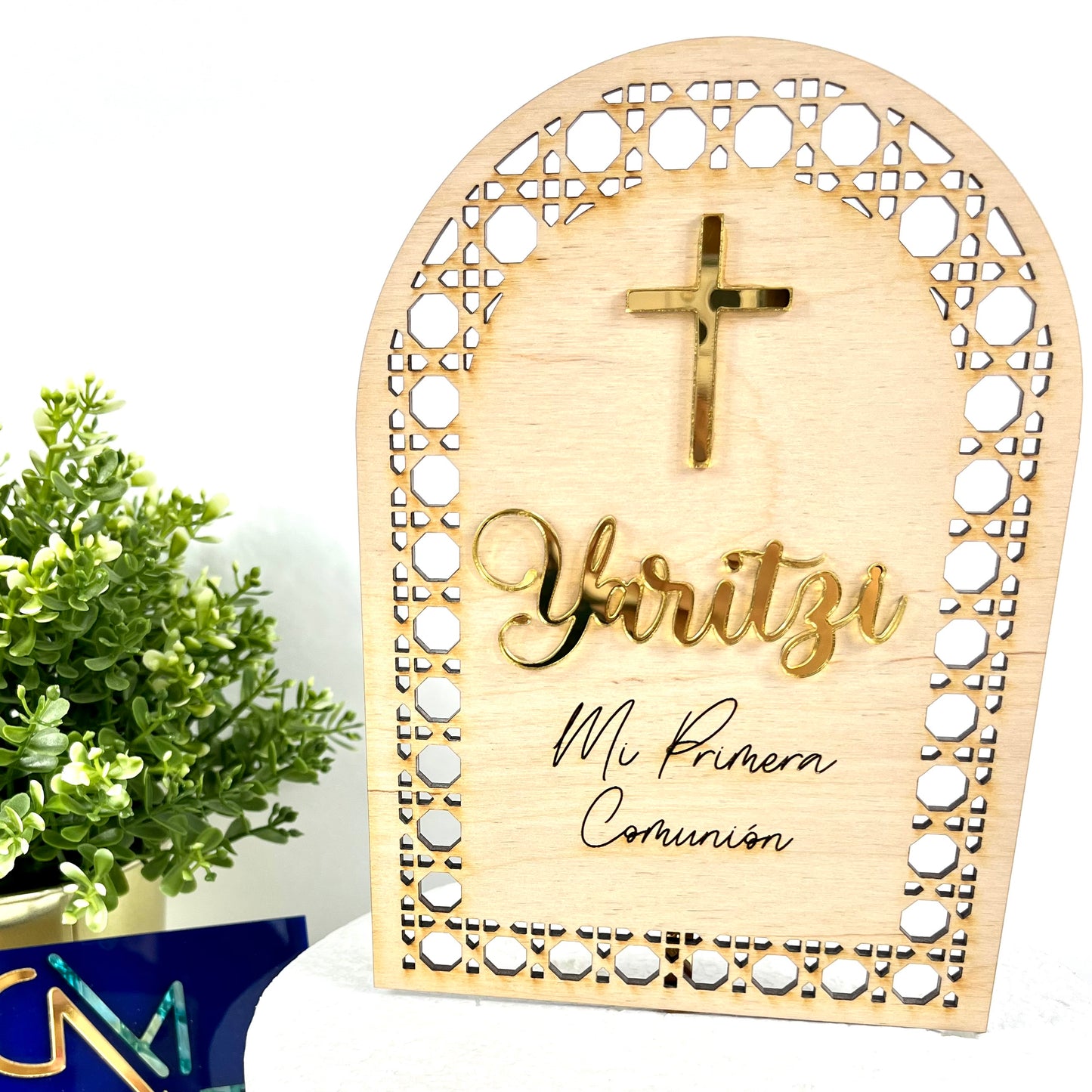 Custom Wooden Cake Topper
