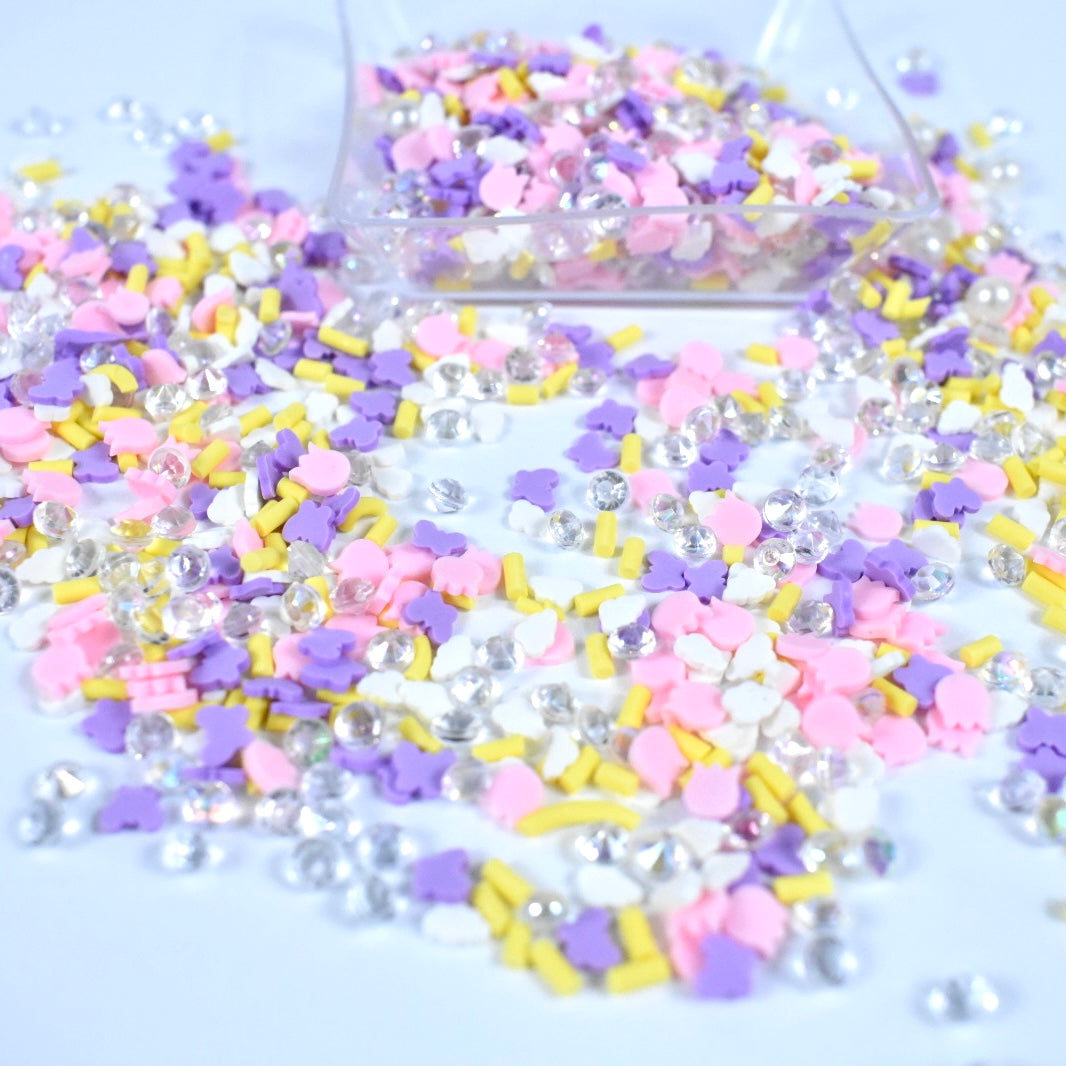 Flores Nubes y Mariposas