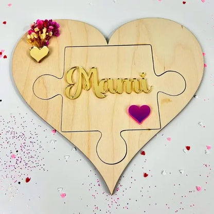 Corazón de Madera Personalizado para Pedir Matrimonio