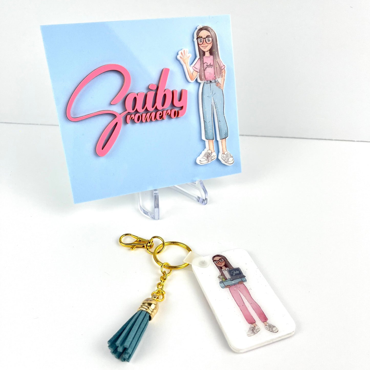 Mini Logo and Smart Keyring Combo