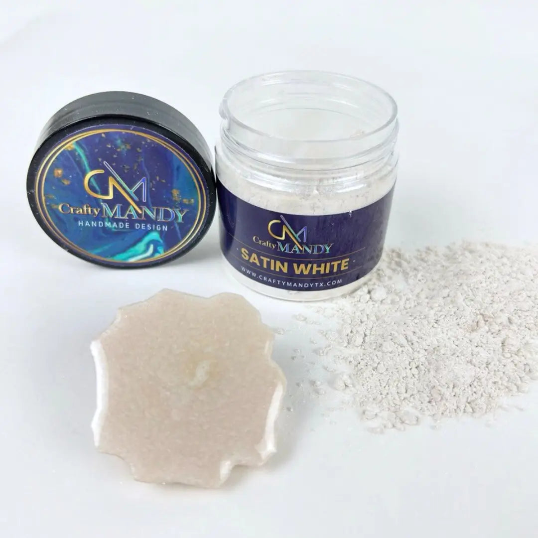 Satin White - Mica Powder Pigment