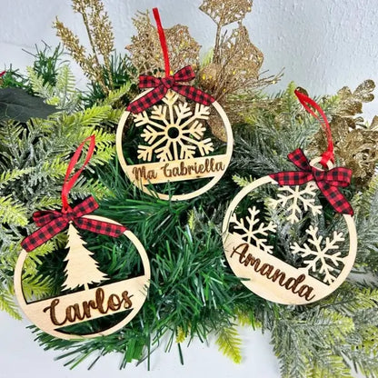 Ornaments Personalizados: Grabado en Madera