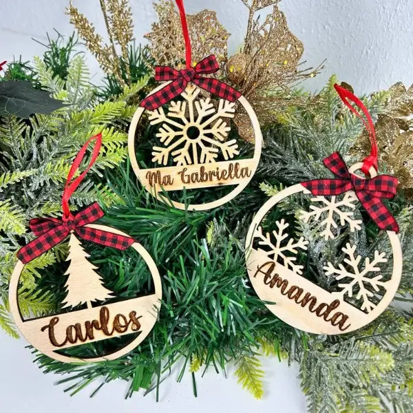 Ornaments Personalizados: Grabado en Madera