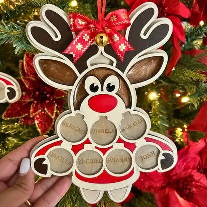 Ornaments Personalizados: Reno Navideño