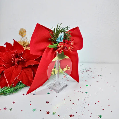 Ornament Personalizado con Lazo Grande