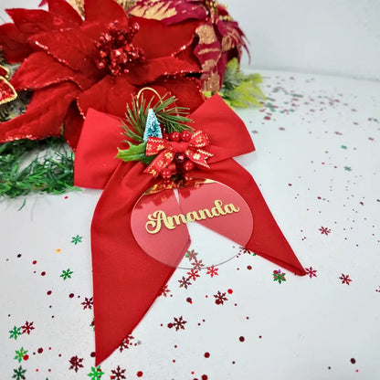 Ornament Personalizado con Lazo Grande