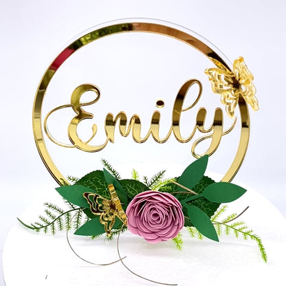 Custom Acrylic Cake Topper