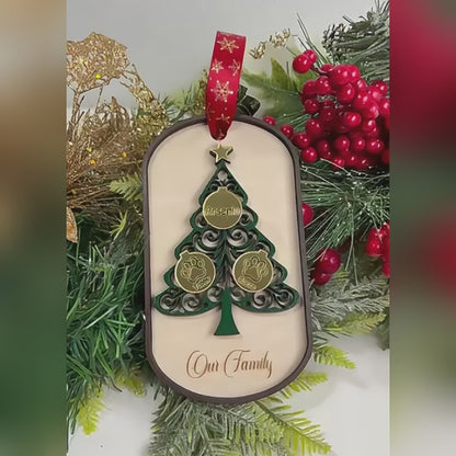 Ornaments Personalizado Arbol de Navidad