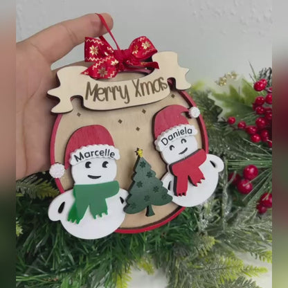 Ornaments Personalizado Merry Xmas