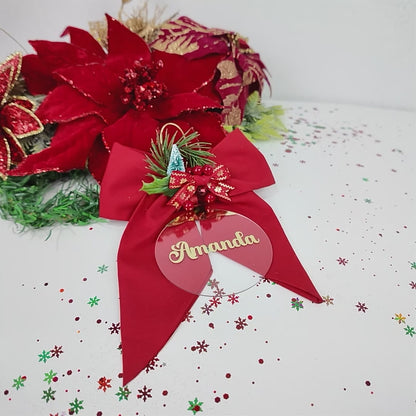 Ornament Personalizado con Lazo Grande