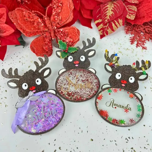 Reno Navideño Personalizado Navideño