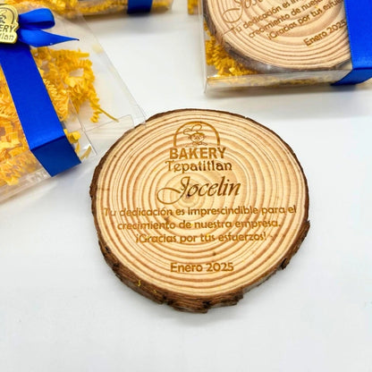 Cortes de Tronco de Madera Personalizados – Multiusos y Memorables Souvenir