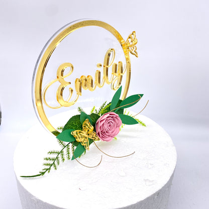 Custom Acrylic Cake Topper