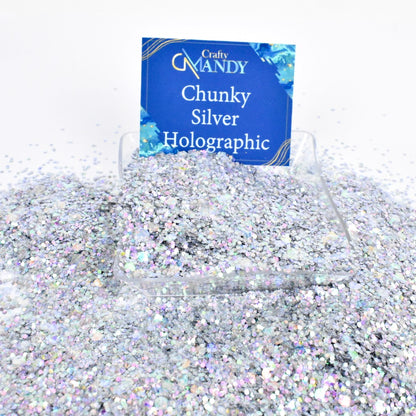 Chunky Silver Holographic