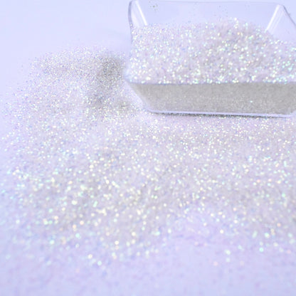 UV Glitter White-Purple