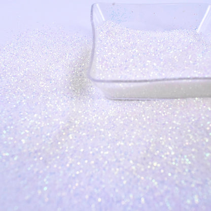 UV Glitter White/Pastel Pink