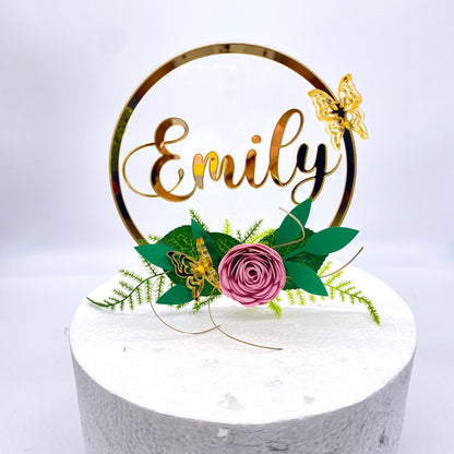 Custom Acrylic Cake Topper