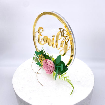 Custom Acrylic Cake Topper